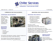Tablet Screenshot of chillerservice.com